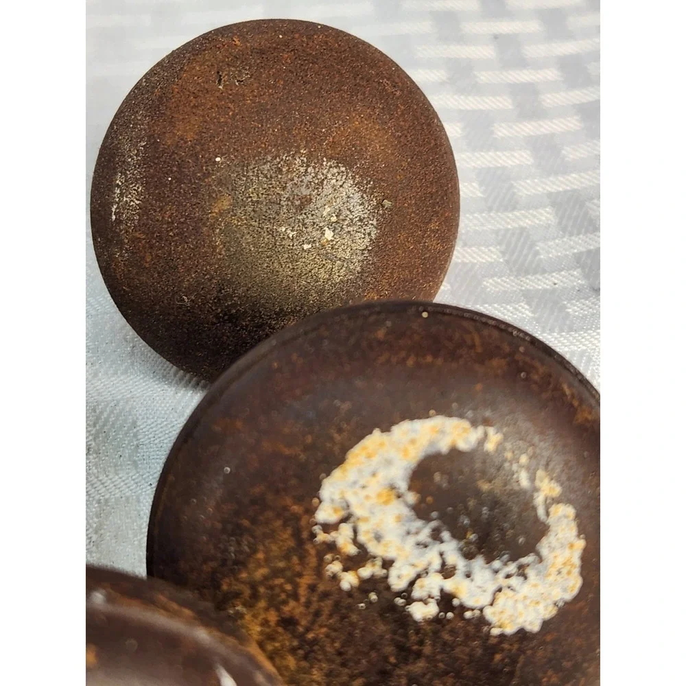 Antique Vintage 1930's Metal Door Knobs (6)